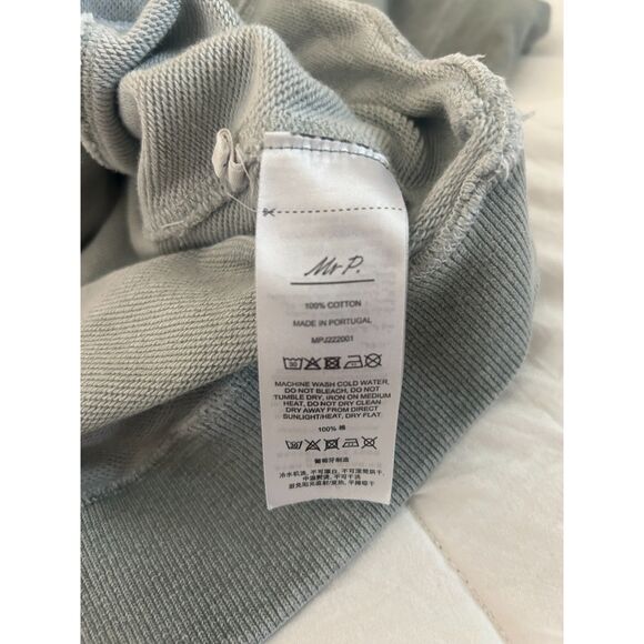 Mr P. Cold-Dyed Cotton-Jersey Hoodie Mr P Porter Mister P - Picture 7 of 9